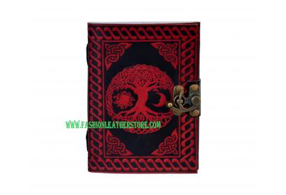 Celtic Tree Of Life Leather Journal Note Book Plain Handmade Pages Book Journal